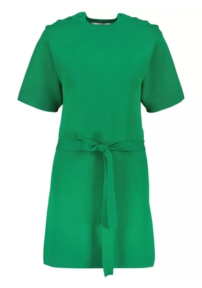 Yves Salomon knitted T-shirt dress - Green