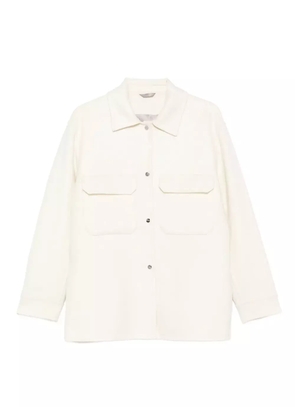 Herno double-pocket wool jacket - White