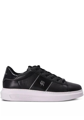 Karl Lagerfeld logo-detail platform sneakers - Black