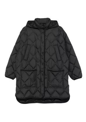 Woolrich quilted hooded coat - Black