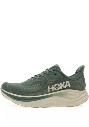 HOKA Clifton 10 logo-print sneakers - Green