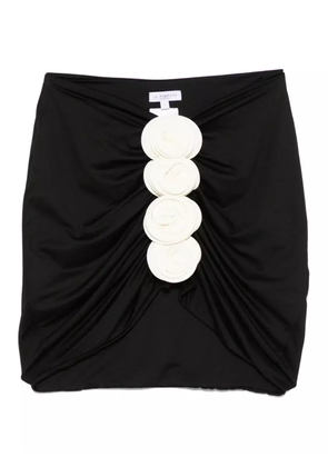 La Reveche Bouquet mini skirt - Black