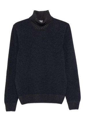 Vengera turtleneck ribbed-hem sweater - Blue