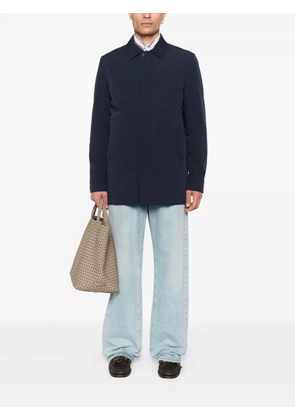 Paul & Shark x Loro Piana buttoned welt-pocket coat - Blue