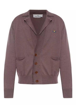 Vivienne Westwood Orb-embroidered button-down cardigan - Brown