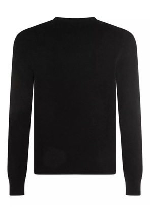 Malo round-neck cashmere sweater - Black