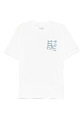 Lacoste logo-print T-shirt - White