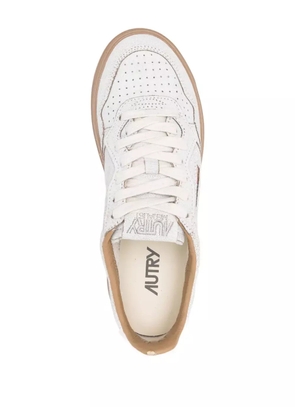 Autry perforated suede sneakers - White