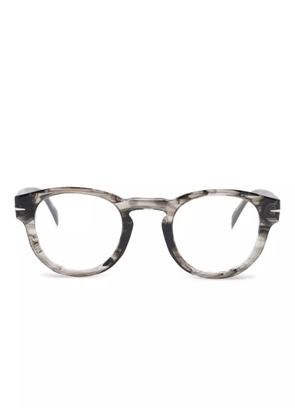 Eyewear by David Beckham round-frame glasses - Grey