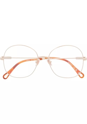 Chloé Eyewear Benjamine round-frame glasses - Gold