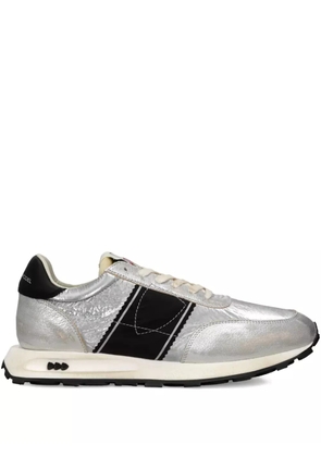 Philippe Model Paris Tour metallic leather sneakers - Grey