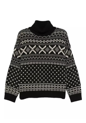 Semicouture Mirko turtleneck sweater - Black