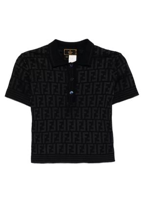 Fendi Pre-Owned 1990-2000s zucca polo hirt - Blue