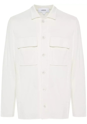 Lardini virgin wool cardigan - White
