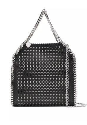 Stella McCartney Falabella eyelet-embellished chain tote bag - Black
