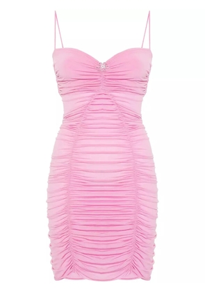 Maccapani Elena ruched minidress - Pink