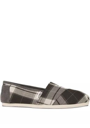 Toms plaid flat espadrilles - Grey