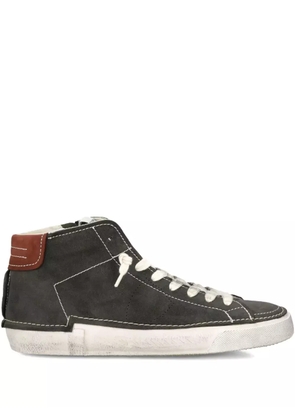 Philippe Model Paris Prsx high-top suede sneakers - Green