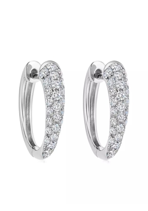 Kiki McDonough 18kt yellow white Kiki diamond earrings - Silver