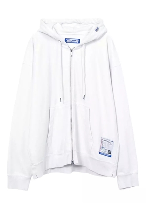 in･stru(men-tal). zip-up hoodie - White