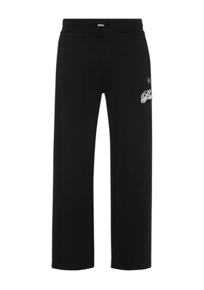 Philipp Plein logo-patch track pants - Black