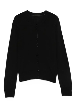 LIU JO button-front knitted cardigan - Black