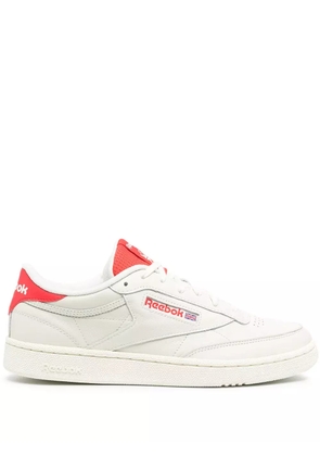 Reebok logo print sneakers - White