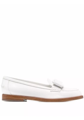 Ferragamo Viva bow-embellished loafers - White