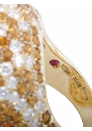 Roberto Coin Pre-Owned Citrine Topaz diamond ring - Orange