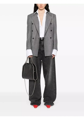 Tagliatore double-breasted checked jacket - Black