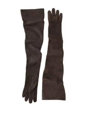 Brunello Cucinelli suede gloves - Brown