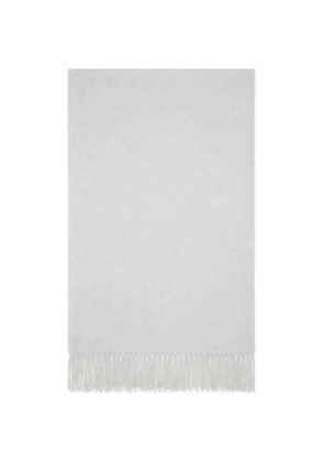 Brunello Cucinelli fringe cashmere scarf - Grey