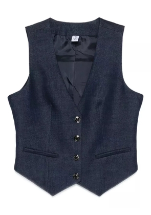 LIU JO button-fastening waistcoat - Blue