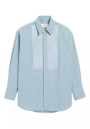 AMI Paris Oversized cotton shirt - Blue