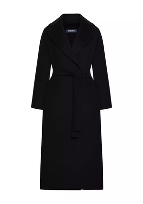 'S Max Mara belted wool coat - Black