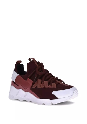 Pierre Hardy Trek Comet lace-up chunky sneakers - Red