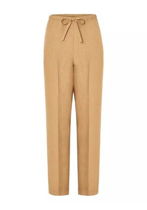 Forte Forte drawstring linen trousers - Neutrals