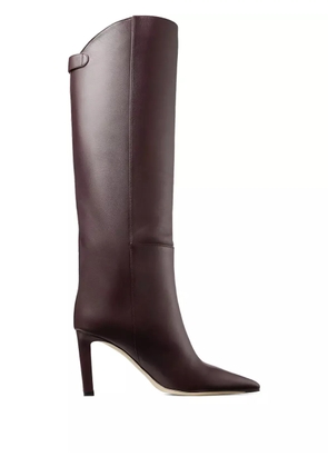 Jimmy Choo 85mm Alizze knee-high boots - Brown