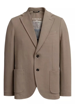 Circolo 1901 patch-pocket two-button blazer - Brown