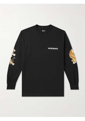 Wacko Maria - Tim Lehi Logo-Print Cotton-Jersey T-Shirt - Men - Black - M