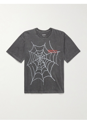 Neighborhood - Printed Cotton-Jersey T-Shirt - Men - Gray - S