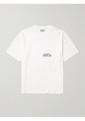 Carhartt WIP - Arcan Organic Cotton-Jersey T-Shirt - Men - White - XS