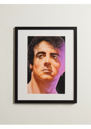 Sonic Editions - Framed 1985 Sylvester Stallone Print, 16&quot; x 20&quot; - Men - Multi