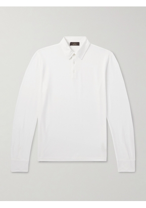 Incotex - Zanone Slim-Fit IceCotton Piqué Polo Shirt - Men - White - IT 44