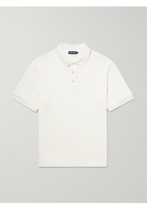Frescobol Carioca - Horacio Waffle-Knit Cotton Polo Shirt - Men - Neutrals - S