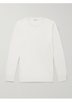 Caruso - Wool, Silk and Cashmere-Blend Sweater - Men - White - IT 46