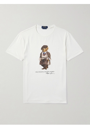 Polo Ralph Lauren - Slim-Fit Printed Cotton-Jersey T-Shirt - Men - White - XS