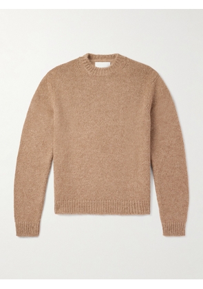 Jil Sander - Oversized Alpaca-Blend Sweater - Men - Brown - IT 46