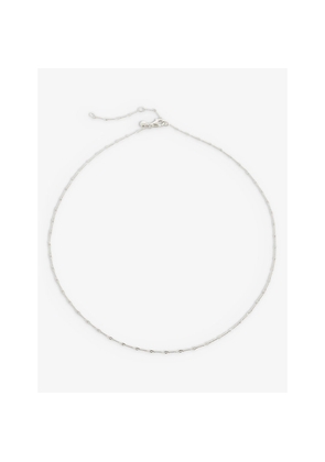 Womens Monica Vinader Twist Sterling-Silver Necklace
