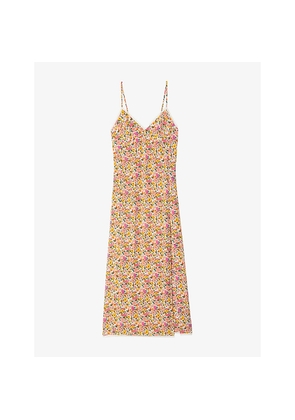 Womens Zadig&Voltaire Ramelil Floral-Print Woven Maxi Dress